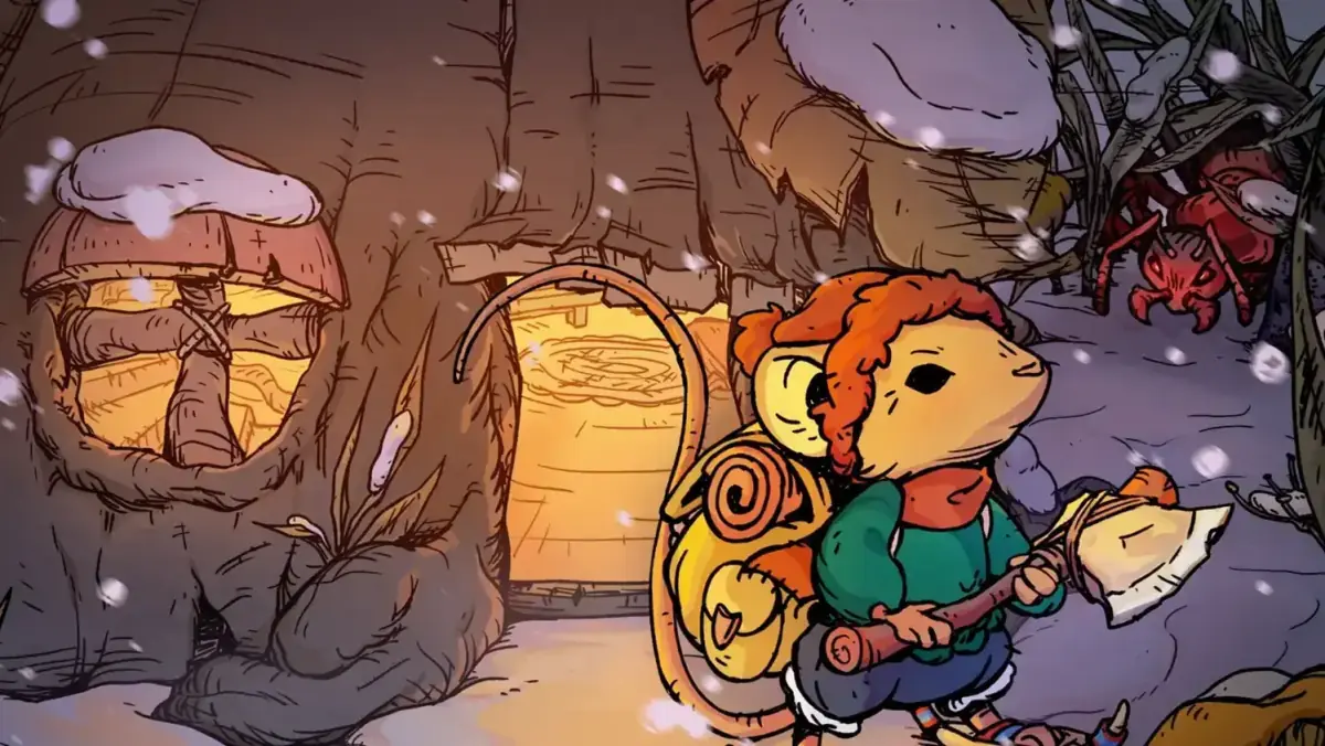 Winter Burrow background