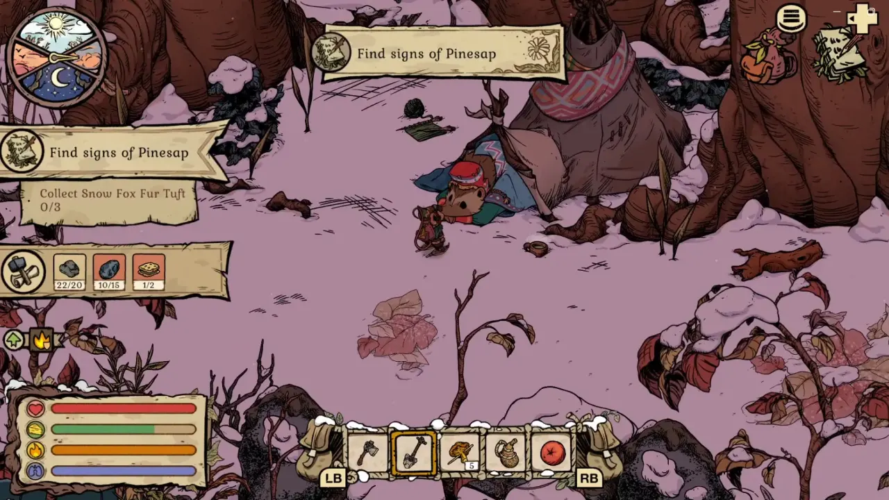 Winter Burrow Moss Quest Guide - Snow Fur, Heavy Key, and Healing Stew